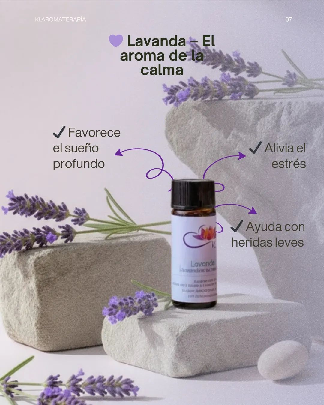 Aceite esencial de lavanda